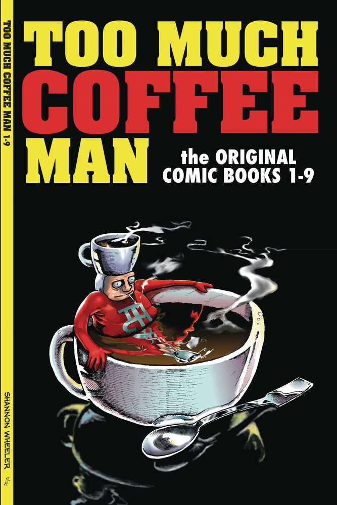 Too Much Coffee Man Original Comics 1-9 TPB Signed