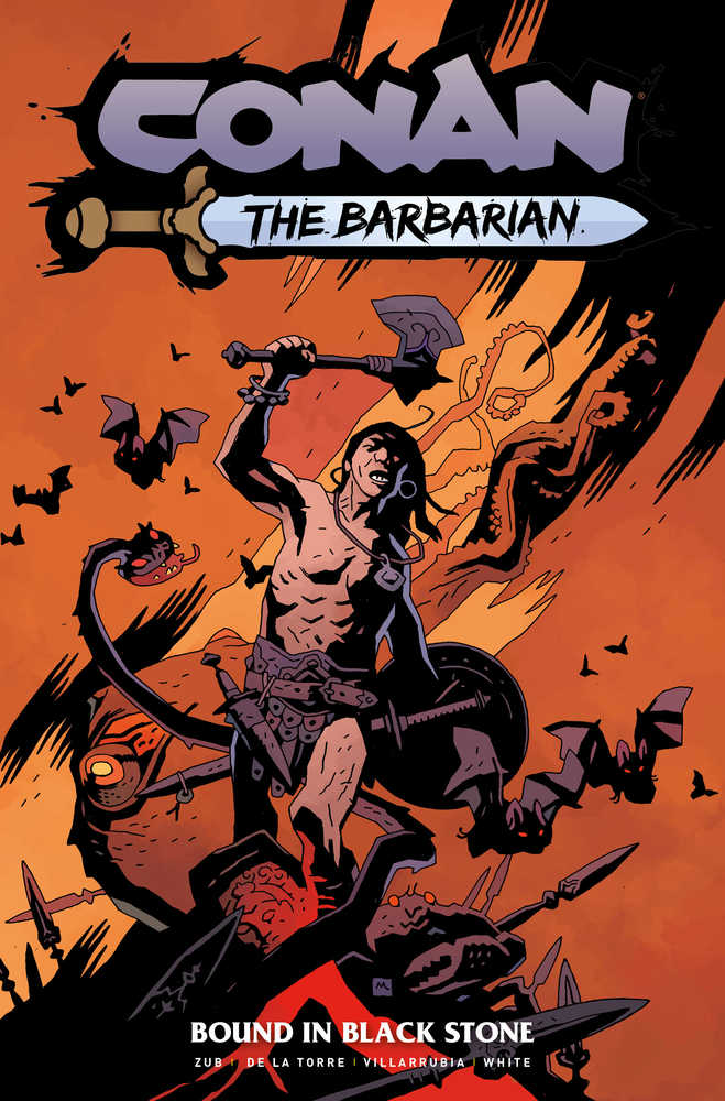 Conan the Barbarian Vol 01: Bound in Black Stone TPB Mignola cover (Mature)