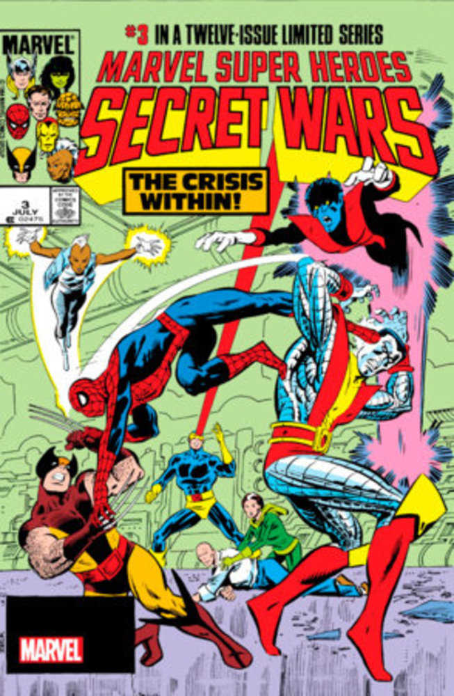 Marvel Super Heroes Secret Wars # 3 Facsimile Edition