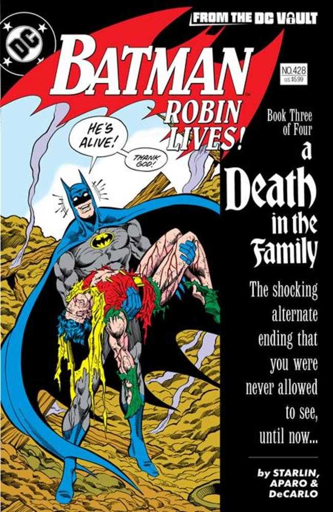 Batman #428 Robin Lives! (2nd Print) Cover B Jim Aparo