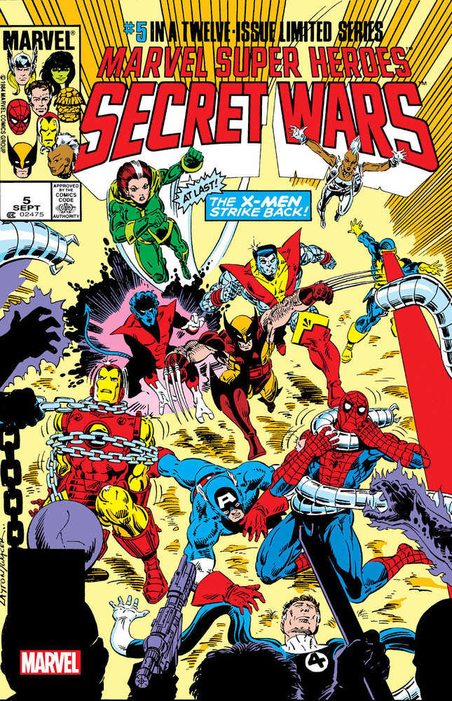 Marvel Super Heroes Secret Wars # 5 Facsimile Edition Foil Variant