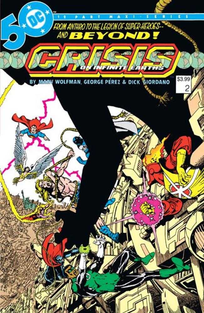 Crisis On Infinite Earths # 2 (of 12) Facsimile Edition Cover A George Perez