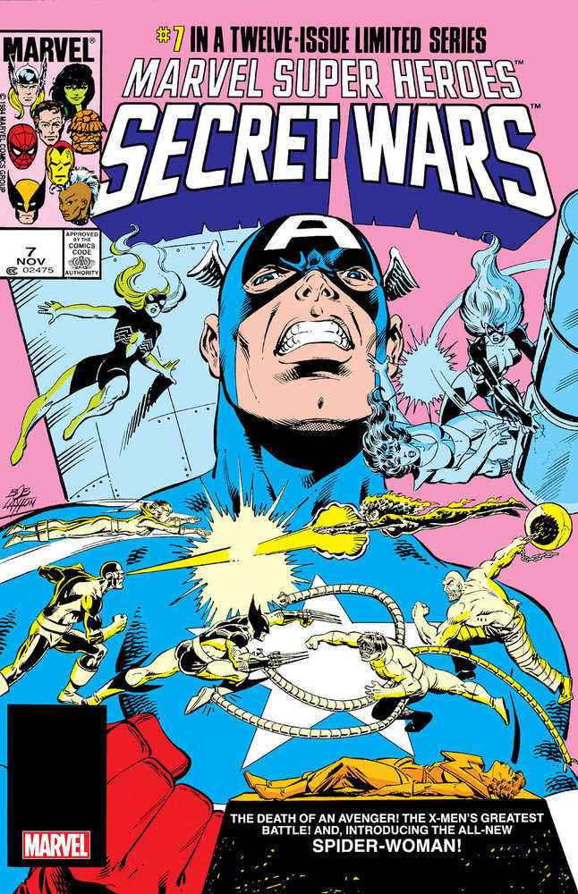 Marvel Super Heroes Secret Wars # 7 Facsimile Edition Foil Variant