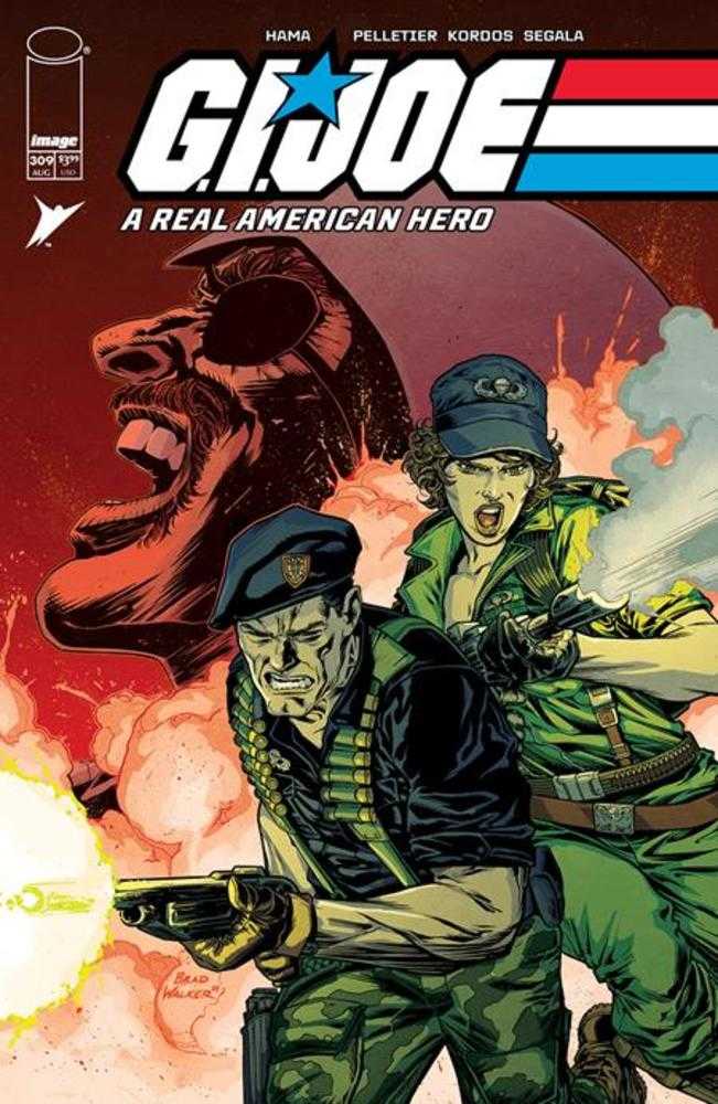 G.I. Joe A Real American Hero (2023) #309 Cover C Brad Walker 1:10 Variant