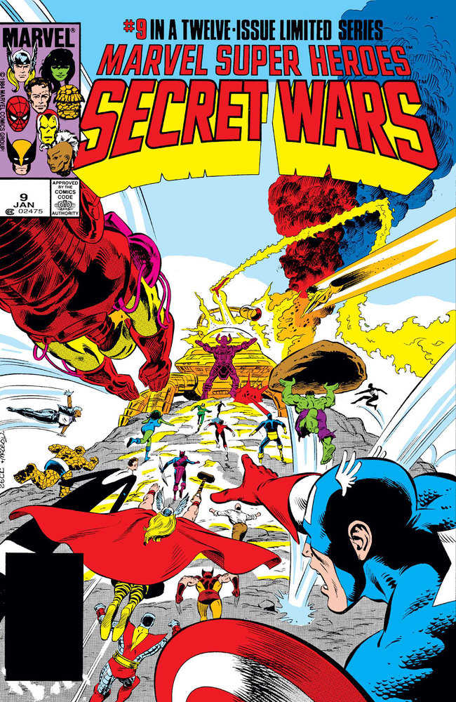 Marvel Super Heroes Secret Wars # 9 Facsimile Edition Foil Variant