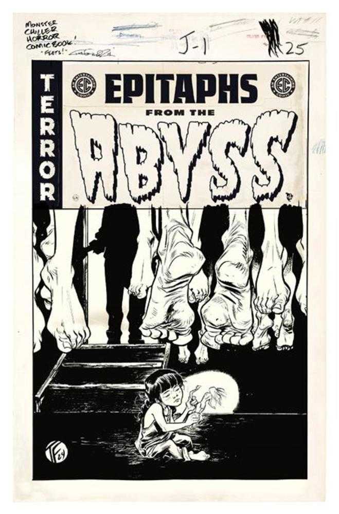 EC Epitaphs From The Abyss (2024) # 3 (of 12) Cover D 1:20 B&W Variant