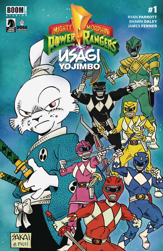 Mighty Morphin Power Rangers/Usagi Yojimbo (2024) #1 Cover B Sakai