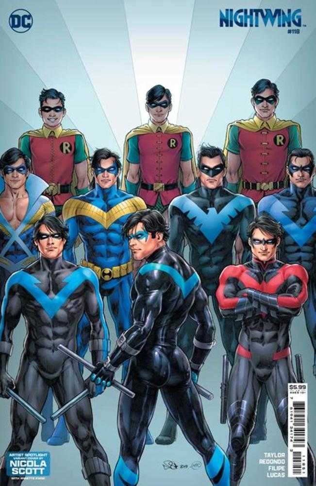Nightwing (2016) #118 Cover E Nicola Scott Artist Spotlight Variant