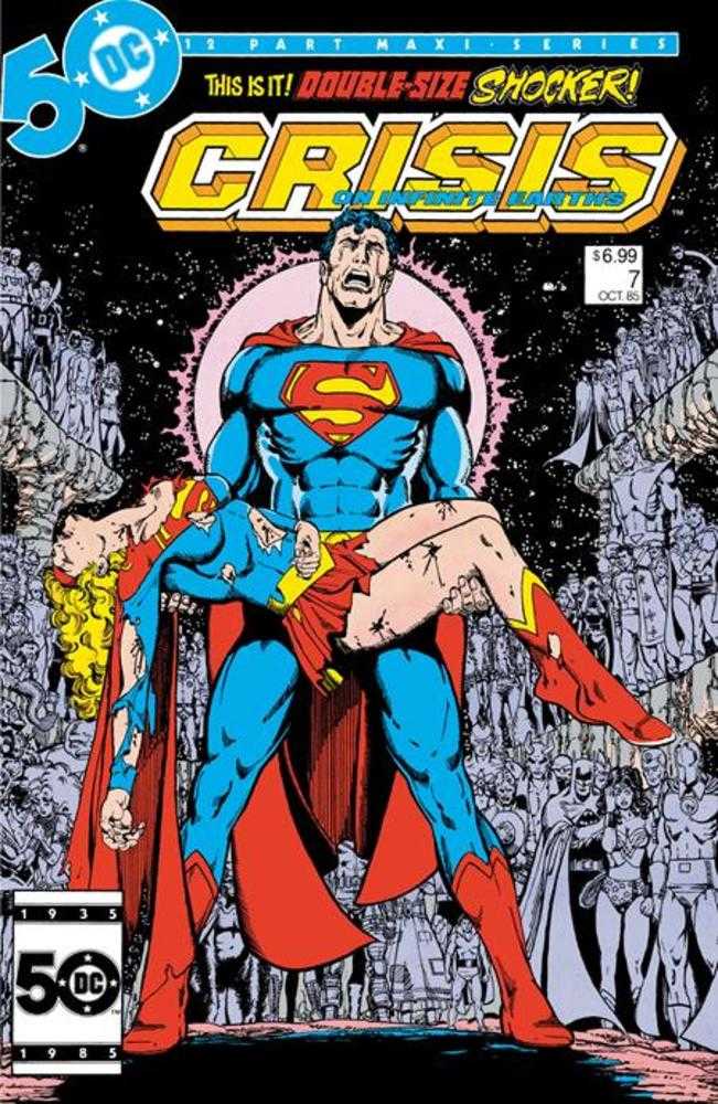 Crisis On Infinite Earths # 7 (of 12) Facsimile Edition Cover B George Perez Foil Variant