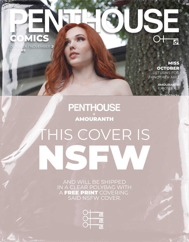 Penthouse Comics (2024) #5 Cover F Amouranth Nsfw Polybagged (Mature)