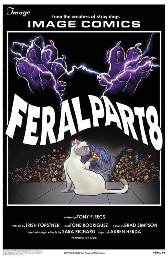 Feral (2024) # 8 Cover B Tony Fleecs & Trish Forstner Homage Variant