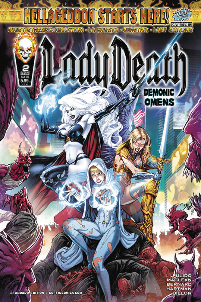 Lady Death: Demonic Omens (2024) #2 (of 2) Cover A Bernard Standard (M