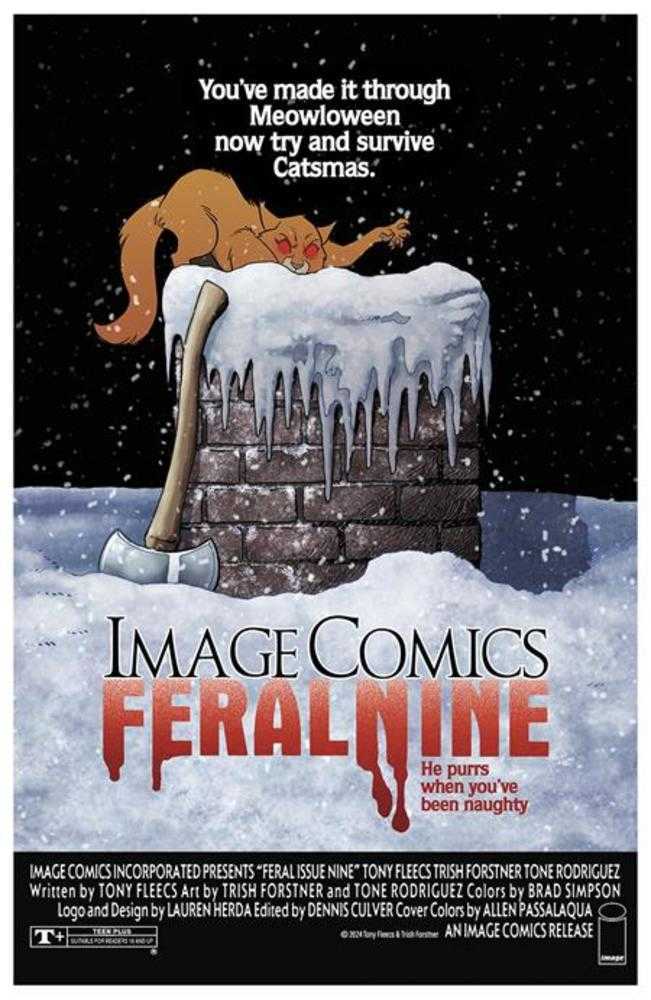 Feral (2024) # 9 Cover B Forstner & Fleecs