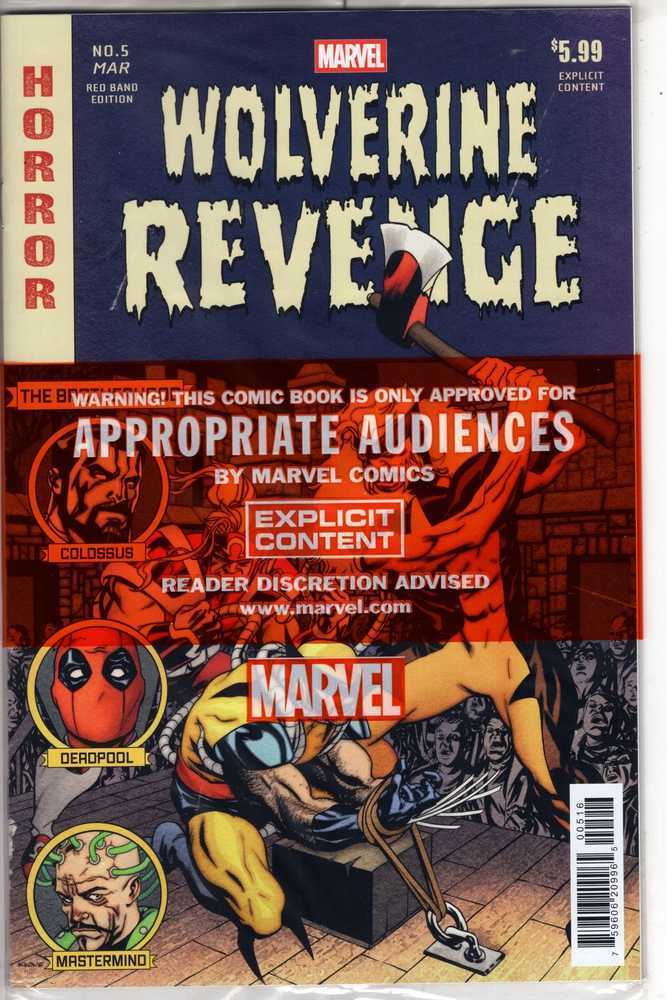 Wolverine: Revenge (2024) #5 (of 5) Red Band 1:25 Variant (Bag)