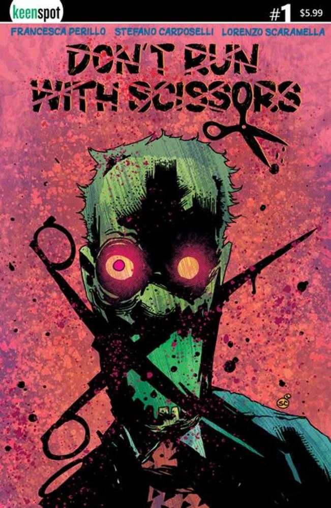Don't Run With Scissors (2025) #1 Cover A Stefano Cardoselli Scissor Mouth