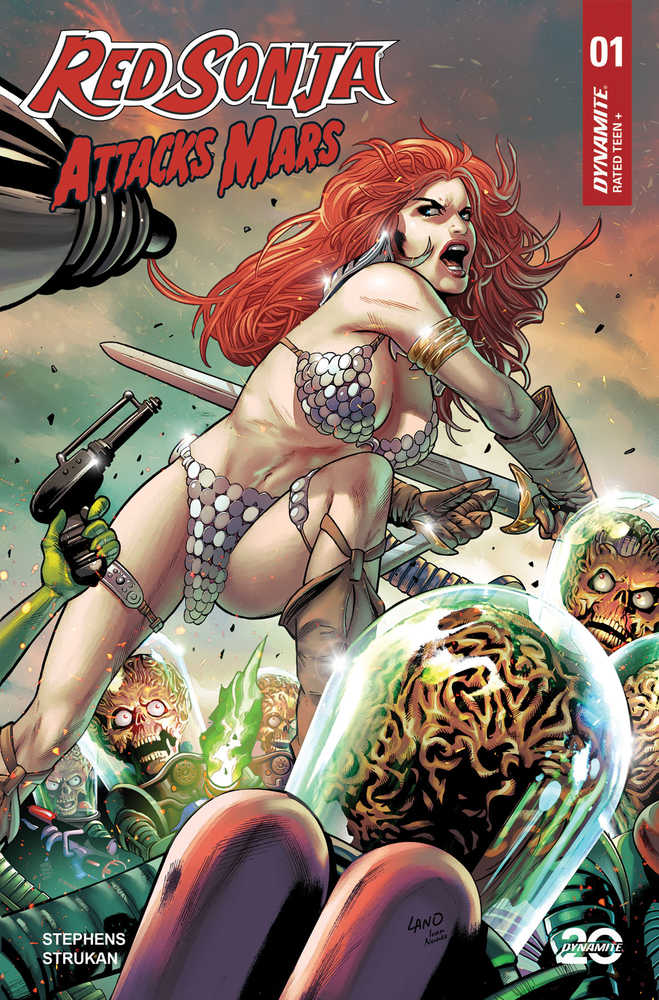 Red Sonja Attacks Mars (2025) #1 Cover C Land