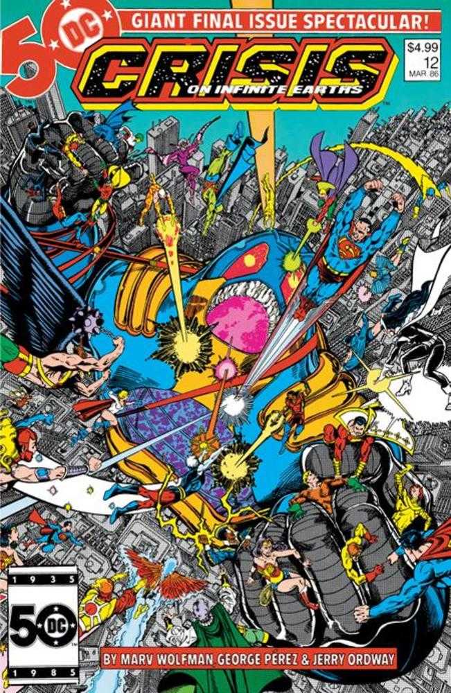 Crisis On Infinite Earths #12 (of 12) Facsimile Edition Cover A George Perez