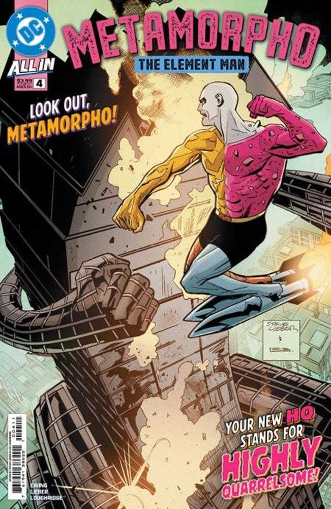 Metamorpho: The Element Man (2024) #4 Cover A Steve Lieber