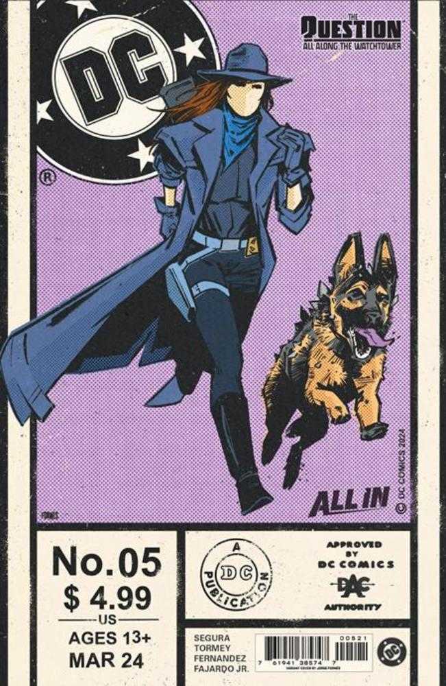 Question: All Along The Watchtower (2024) #5 (of 6) Cover B Jorge Fornes Variant