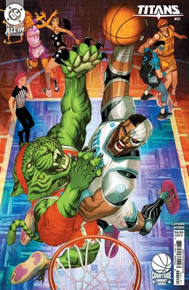 Titans (2023) #21 Cover D Bernard Chang Courtside Card Stock Variant
