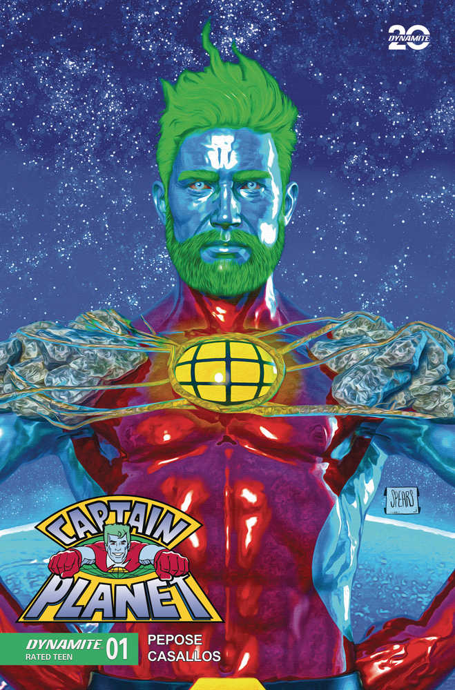 Captain Planet (2025) #1 Cover K Spears Foil 1:10 Variant