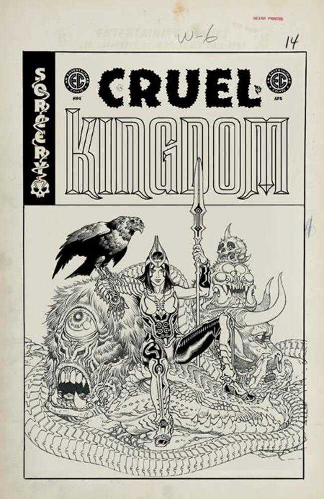 EC Cruel Kingdom (2025) #4 (of 4) Cover D Adam Pollina B&W 1:20 Artist Edition Variant