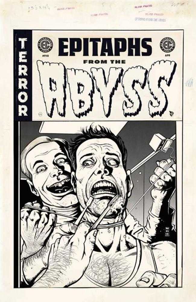 EC Epitaphs From The Abyss (2024) #10 (of 12) Cover D Darick Robertson B&W 1:20 Artist Edition Variant
