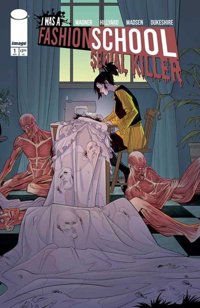 I Was A Fashion School Serial Killer (2025) #1 (of 5) Cover A Daniel Hillyard & Michelle Madsen Blood Stitches (Mature)