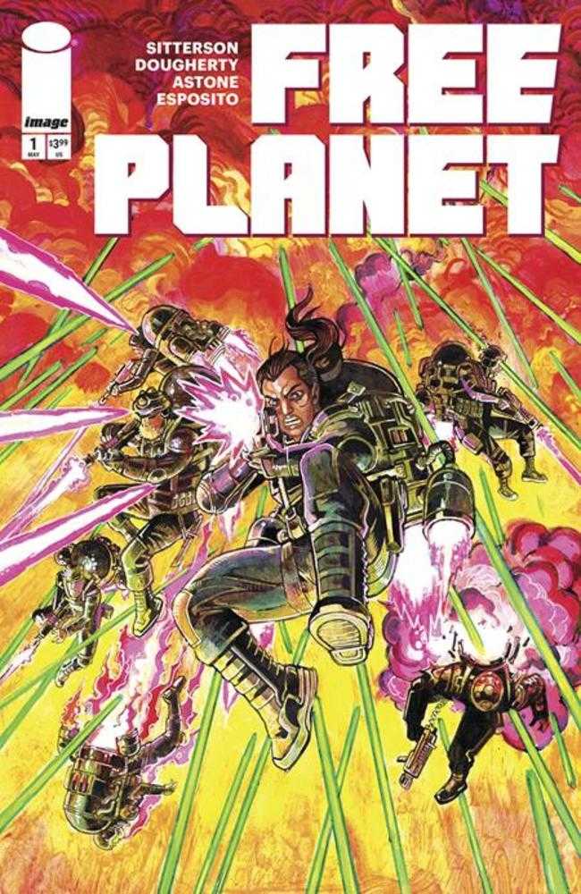 Free Planet (2025) #1 Cover B Jed Dougherty Action Variant