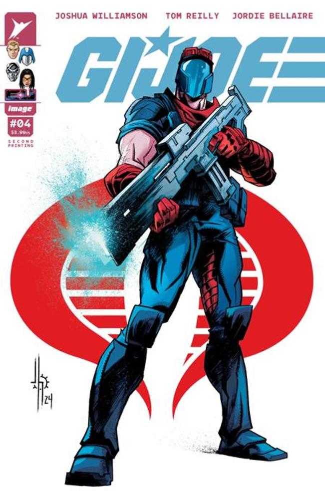 G.I. Joe (2024) # 4 (2nd Print) Cover B Jason Howard Cobra Variant