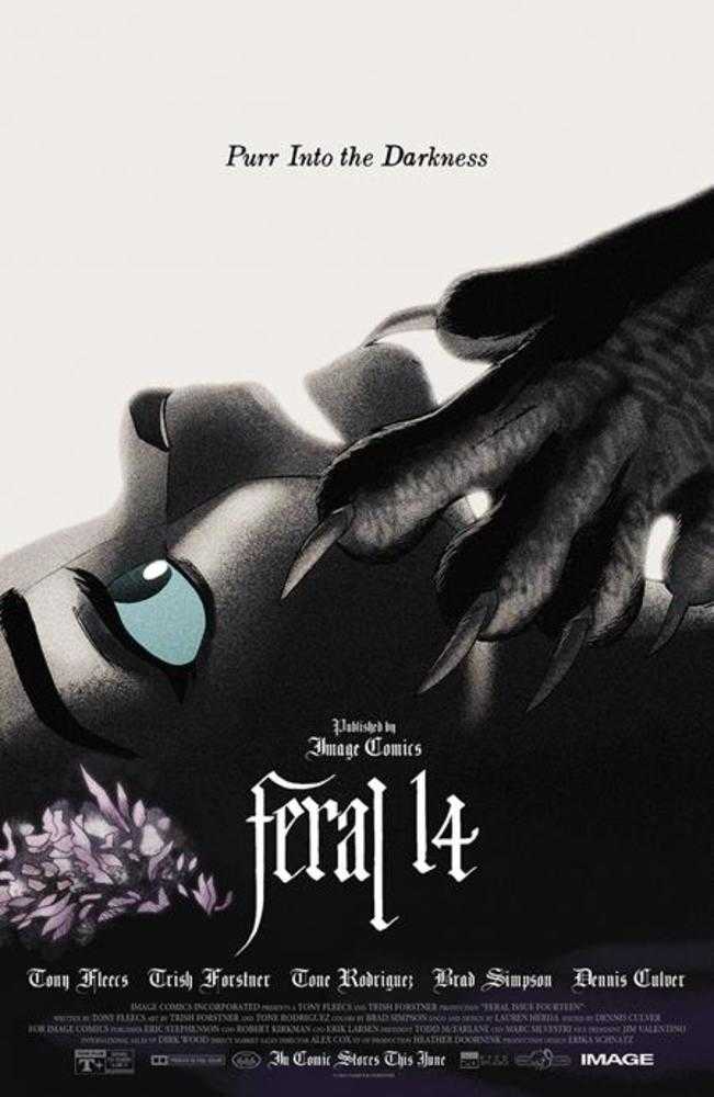 Feral (2024) #14 Cover B Trish Forstner & Tony Fleecs Movie Poster Homage Variant