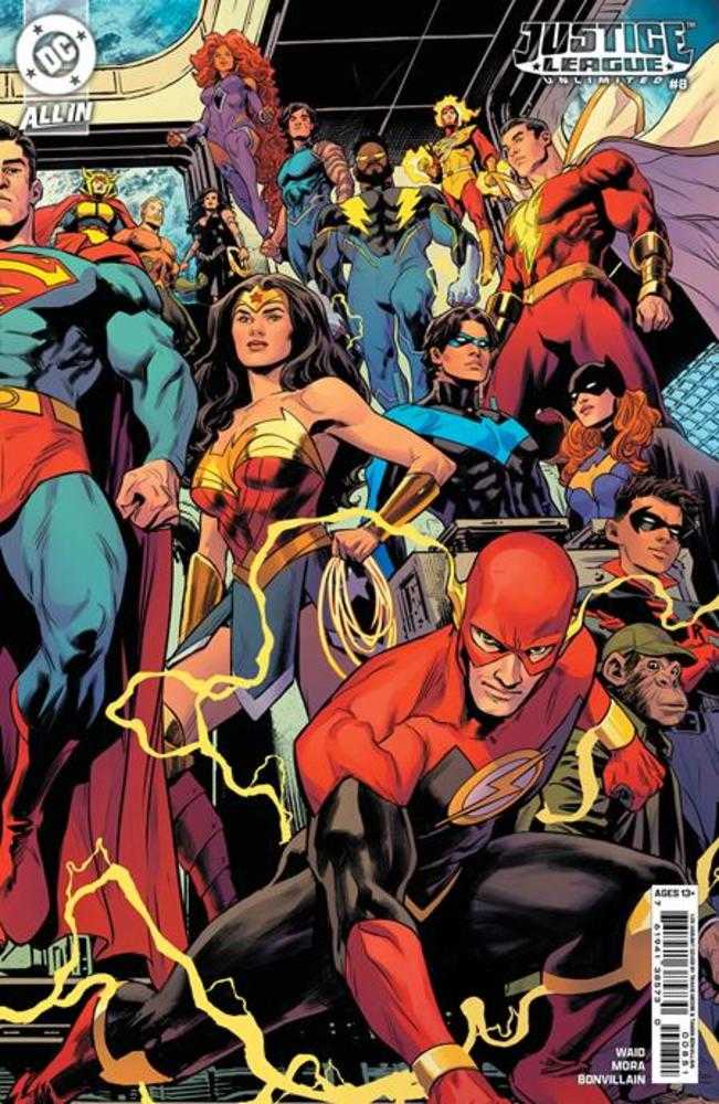 Justice League Unlimited (2024) # 8 Cover G Travis Moore Connecting 1:25 Variant
