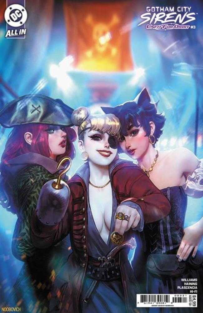 Gotham City Sirens: Unfit For Orbit (2025) #3 (of 5) Cover B Noobovich Variant