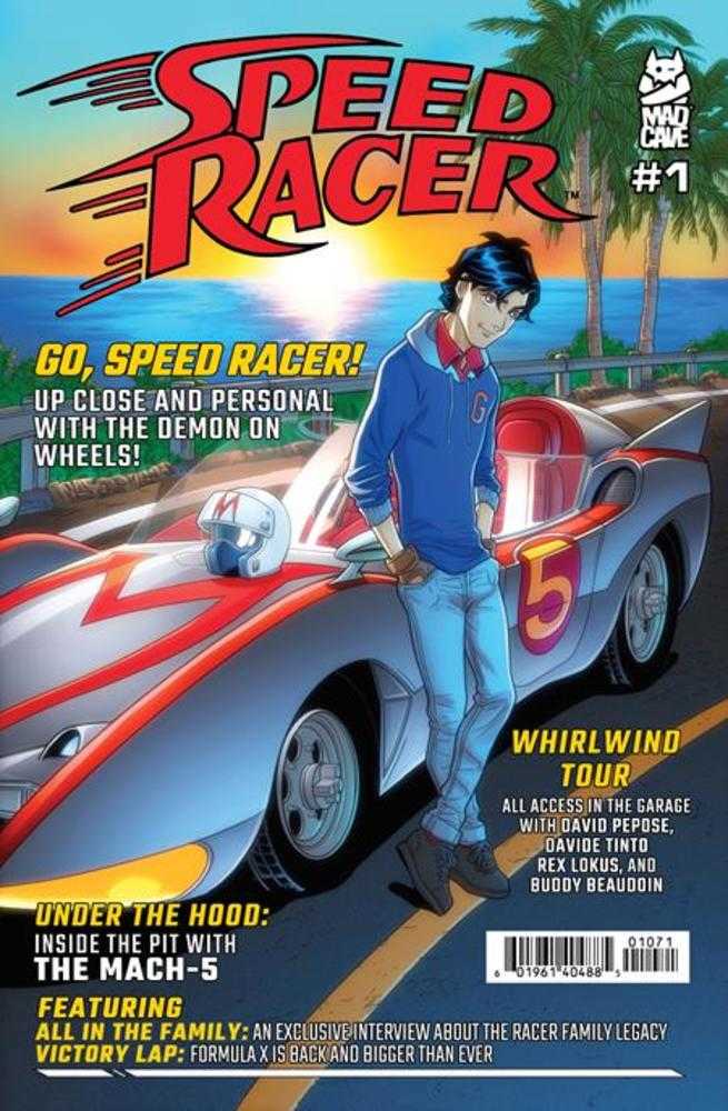 Speed Racer (2025) #1 Cover G Chris Batista Car Magazine Homage 1:10 Unlock Variant