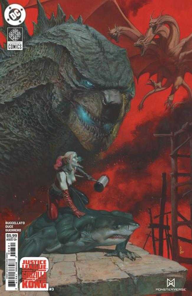 Justice League vs Godzilla vs Kong 2 (2025) #3 (of 7) Cover B Riccardo Federici Variant