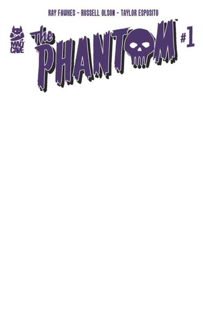 Phantom #1 Cover F Blank Variant