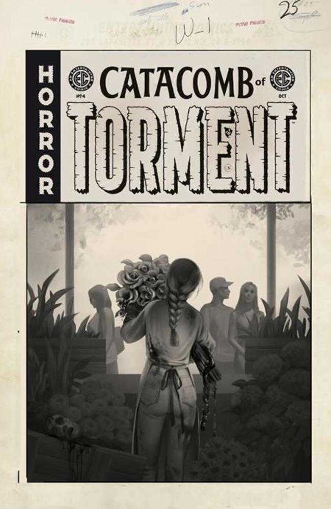 EC Catacomb Of Torment (2025) #4 Cover D Reiko Murakami B&W Artist Edition 1:20 Variant