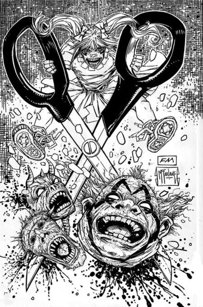 Spawn The Curse Of Sherlee Johnson #3 Cover D Frank Miller & Todd McFarlane B&W 1:25 Variant