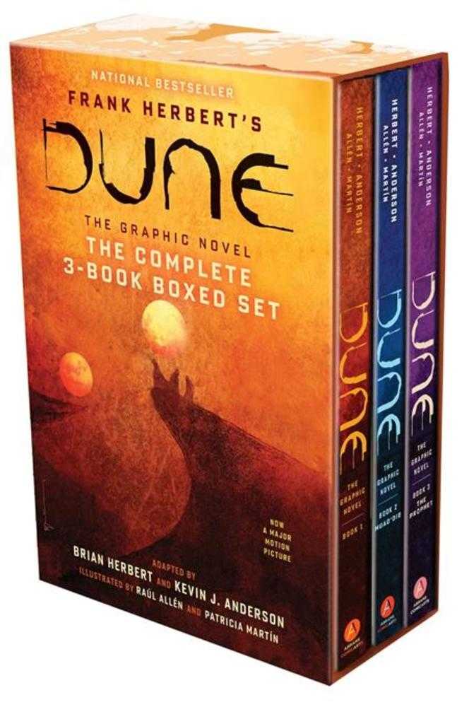 Dune The Graphic Novel The Complete 3-Book Boxed Set HC (Dune, Muad'dib and The Prophet)