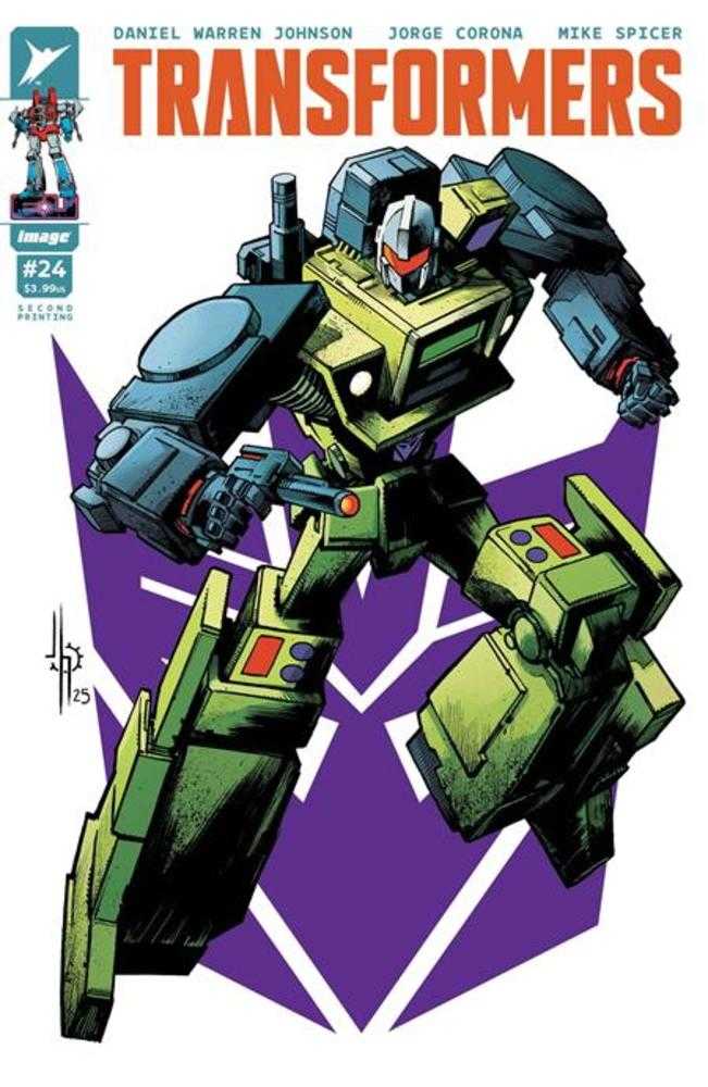 Transformers #24 (2nd Print) Cover A Jason Howard Decepticon