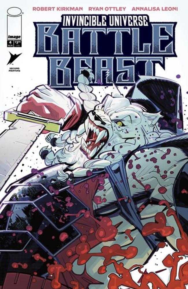 Invincible Universe Battle Beast #4 (2nd Print) Cover B Jason Howard Sword Variant