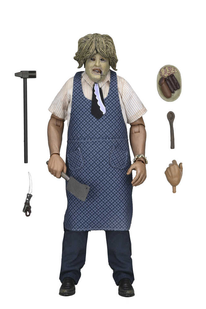 Texas Chainsaw Leatherface Old Lady Mask In Window 8 In Action Figure (N