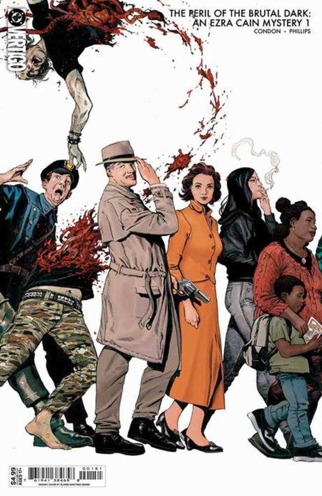 Peril Of The Brutal Dark An Ezra Cain Mystery #1 (Of 6) Cover E Alvaro Martinez Bueno Connecting Card Stock Variant (Mature)