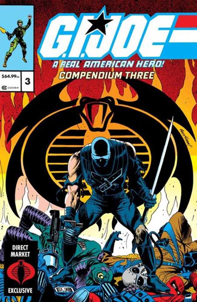 G.I. Joe A Real American Hero Compendium Book 03 TPB Direct Market Exclusive Andy Kubert Cover