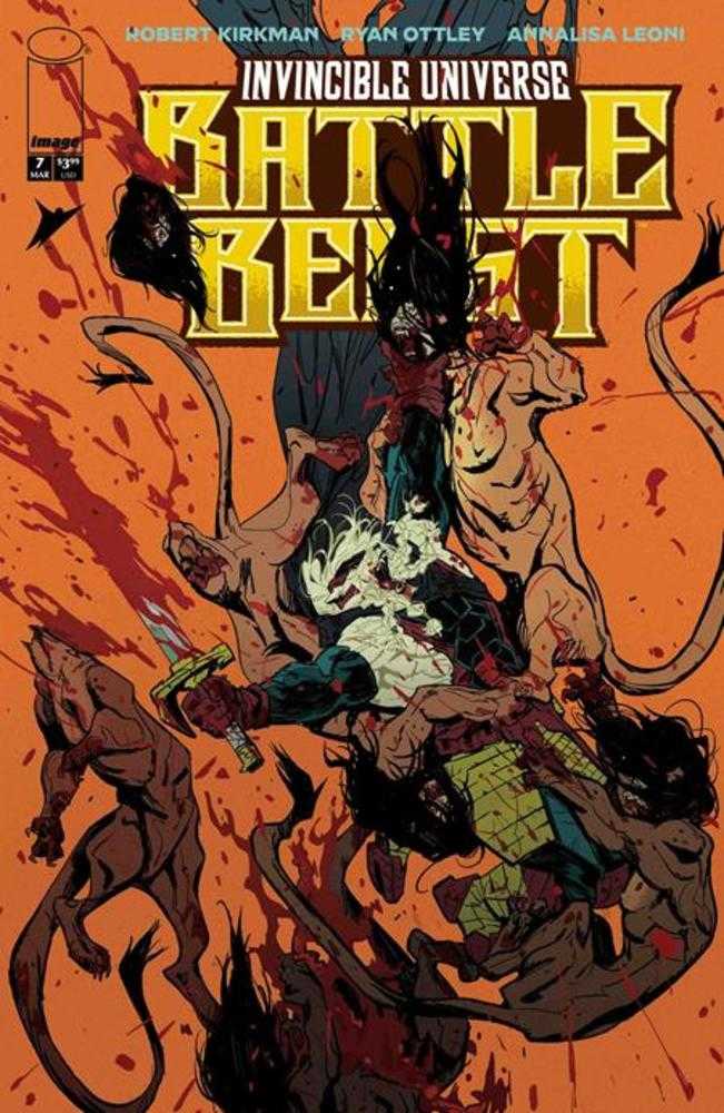 Invincible Universe Battle Beast #7 Cover D Rossi Gifford 1:25 Variant
