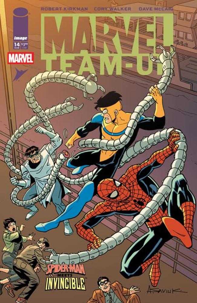 Marvel Teamup #14 Facsimile Edition Cover F Alex Saviuk & Dave Mccaig Variant