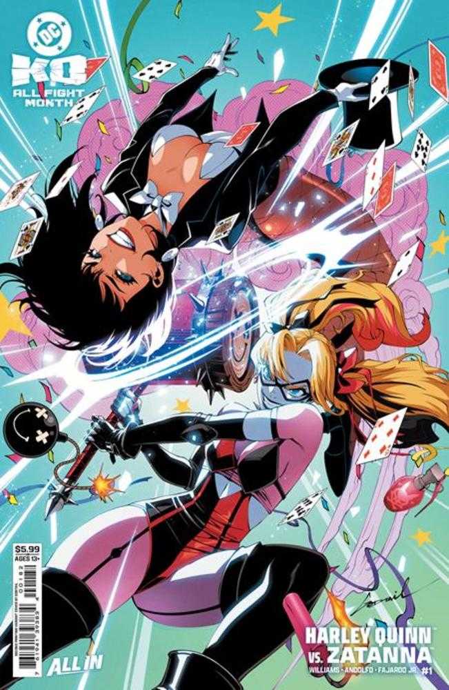 DC K.O. Harley Quinn vs Zatanna #1 (One Shot) (2nd Print) Cover B Godtail Card Stock Variant