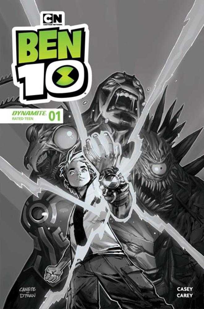 Ben 10 #1 Cover J Eric Canete 1:10 Line Art Variant