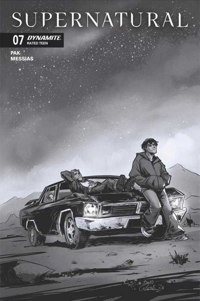 Supernatural (2025) # 7 Cover G David Cousens 1:10 Line Art Variant