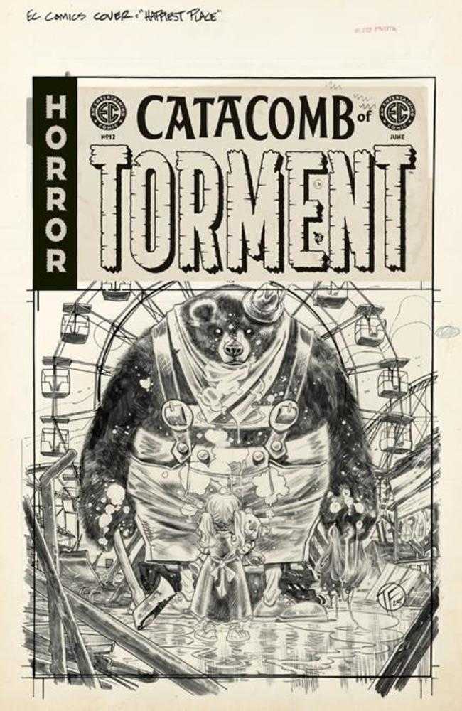 EC Catacomb Of Torment #12 Cover D Inc 1:20 Tom Fowler Black & White Artist Edition Variant